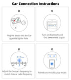MP3 Voiture Écran + USB-C