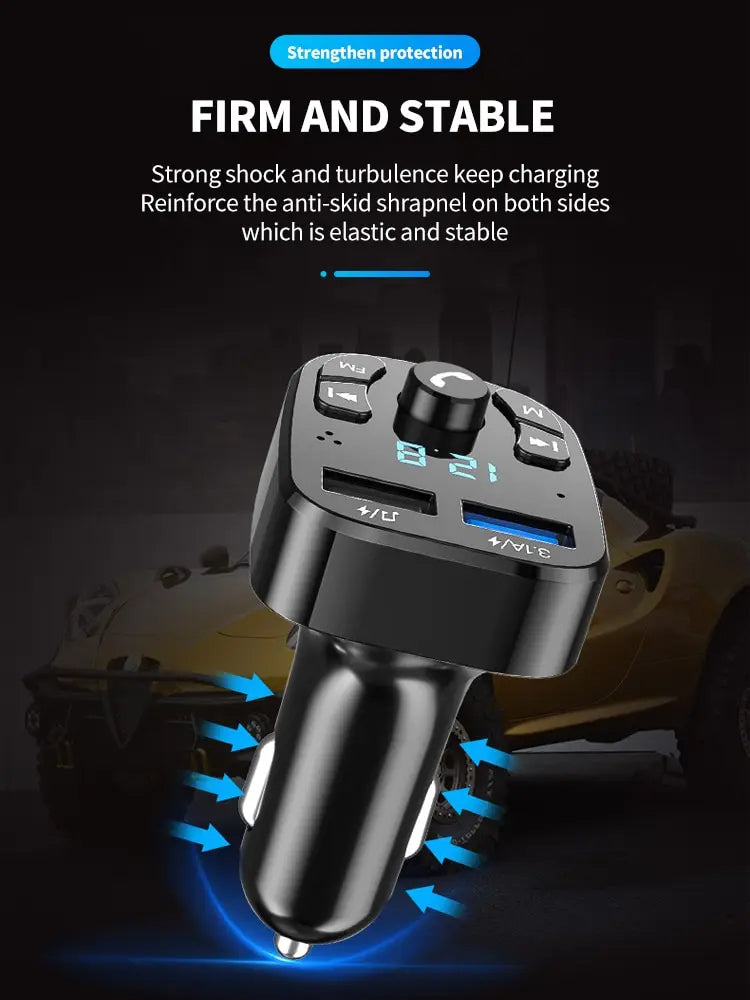 MP3 Voiture Écran + USB-C